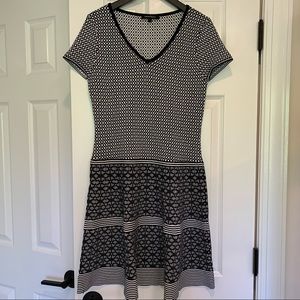 Nanette Lepore knit fit and flare dress a-line size small s